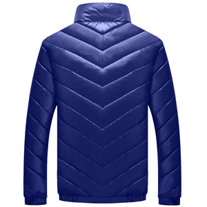 Veste d'hiver matelassée pour homme de haute qualité en gros avec logo personnalisé et caractéristiques imprimées OEM, poches chaudes à bulles - Product Image 3
