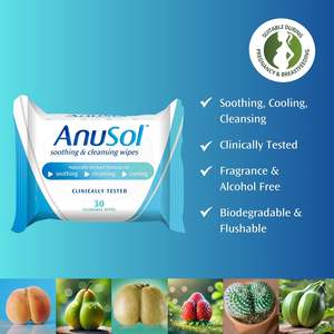 ผ้าเช็ดทำความสะอาดแบบเปียก บรรเทาอาการ ทำความสะอาดได้ ใช้ได้กับโถสุขภัณฑ์ สำหรับโรคริดสีดวงทวาร อ่อนโยน ไม่ระคายเคือง - Product Image 3