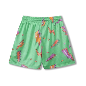 Shorts de basket-ball professionnels pour hommes en polyester et mesh imprimé, séchage rapide, shorts décontractés pour la salle de sport, fabricant OEM ODM en gros - Product Image 6