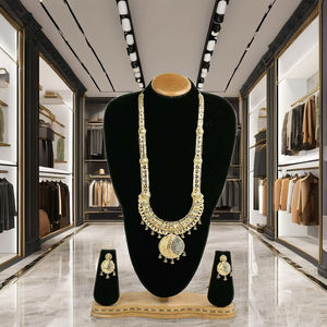 Venta al por mayor 14K 18K 24K chapado en oro collares largos de moda, formando joyería, joyería tradicional, joyería llena de oro Oro Joyeria. - Product Image 3