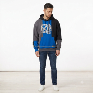 Sudaderas con Capucha Personalizadas Unisex de Algodón y Felpa, Sudadera con Capucha Lisa para Impresión Digital, Transpirable, Proveedor Mayorista - Product Image 1
