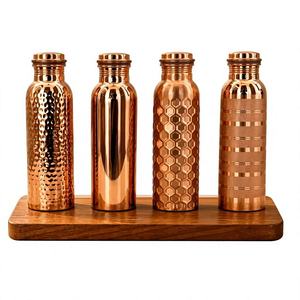 Botella de Agua Moderna de Cobre Martillado, Aislada, Ecológica, a Prueba de Fugas, con Tapa, Recipiente Metálico Portátil para Bebidas, para Uso Doméstico - Product Image 6