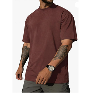Camiseta de Hombre de Punto de Poliéster/Algodón de 200 Gramos, Color Sólido, Estilo Nuevo, en Oferta, Ecológica y Transpirable - Product Image 1