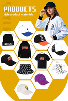 Chapeau seau double face réversible avec logo brodé 3D sur le devant Logo imprimé 100% coton Sports et pêche en plein air