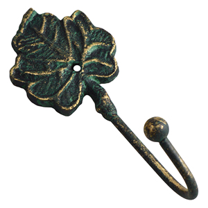 Crochets muraux en fonte écologiques couleur antique, finition rustique noire vintage, plusieurs designs de finition, crochets de suspension muraux - Product Image 4