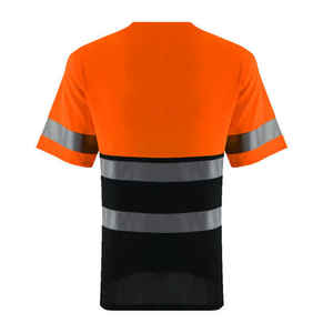 Chemise de travail en polyester à logo personnalisé, manches longues, réfléchissante, haute visibilité, séchage rapide, unisexe, pour la fabrication - Product Image 2