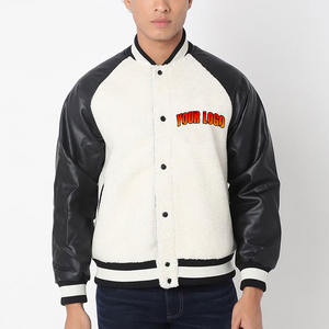 Chaquetas Personalizadas de Béisbol y Softbol para Hombre, Tallas Grandes, Estilo Letterman, Chaquetas Universitarias Cosidas, Cortavientos, Ropa de Equipo - Product Image 1