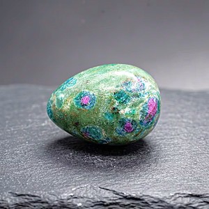 Rubis naturel en Fushite, œufs de petite taille, artisanat en cristal, pierres naturelles, roches Reiki, minéraux, œuf Feng Shui, vente en gros - Product Image 4