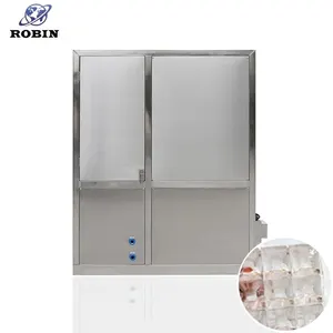 Sản xuất tại Trung Quốc công nghiệp Cube Ice máy 1 t mỗi ngày với SS304 ăn được