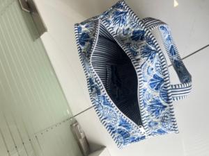 Bolsos de Mano de Algodón Acolchado Kantha Artesanales, Tela Reciclada, Uso Diario de Verano, Cierre de Cremallera Hecho a Mano, Cadenas - Product Image 2
