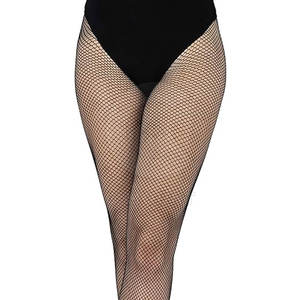 Bas résille élastiques transparents, hauteur cuisse, accessoire de mode sexy pour soirées, clubs et costumes - Product Image 6