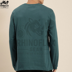 Camiseta de rendimiento para hombre, de secado rápido, para correr, camiseta deportiva de rendimiento para hombre, camiseta de algodón de primera calidad para hombre - Product Image 3