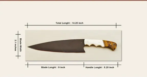 Kitchen <b>Knife</b> <b>Set</b> Stainless Steel Professional Chef <b>Knife</b> <b>Set</b> with <b>Sharp</b> Blade and Wooden Handle - Product Image 4