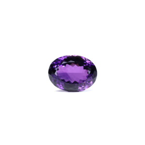 Loose Amethyst Gemstone 29.05 Carat Oval Cut for Fine Jewelry - Product Image 1