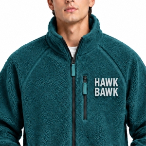 Men <b>Sherpa</b> Jacket Full Zip Fleece Jacket With High Collar And Side Pockets Soft <b>Sherpa</b> Feel Warm Fleece <b>Fabric</b> Clean Stitching - Product Image 4