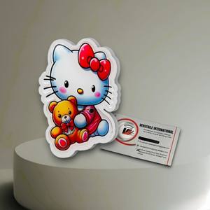 Herramientas de Belleza para Extensiones de Pestañas: Placas Acrílicas Ecológicas Personalizadas con Diseño de Hello Kitty, Oso de Peluche, Diamantes, Rectangulares y Cuadradas - Product Image 2