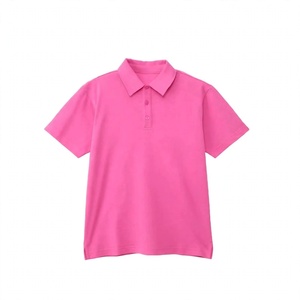 Custom Mens Short <b>Sleeve</b> Plain Pink Cotton Pique Polo Shirt Casual Business Golf Sportswear Uniform <b>Top</b> Wholesale Manufacturer - Product Image 1