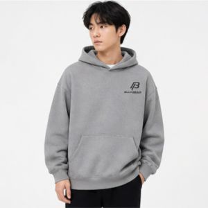 Unisex Oversized for Hoodie All White 100% Cotton <b>Wreath</b> Print Y2K Style Pullover Spring Streetwear - Product Image 4