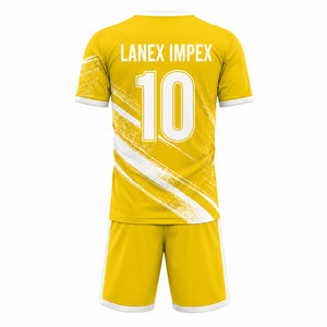 Uniformes de Fútbol Personalizados de Alto Rendimiento, Camisetas y Pantalones Cortos de Fútbol Profesional para Equipos, Clubes y Academias, Tejido Transpirable de Secado Rápido - Product Image 3
