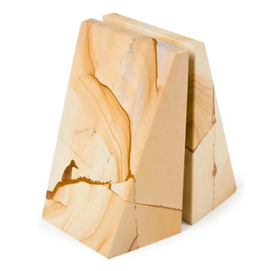 Sujetalibros Finley de mármol pulido a la venta a bajo costo - Product Image 1