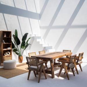 โต๊ะอาหารไม้มะม่วงวานดานา ออเรโอ ฟอลคอน ดีไซน์ร่วมสมัย ทำมืออย่างประณีต - Product Image 3