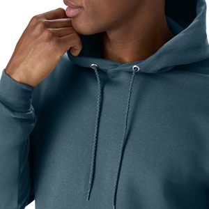 Sudadera con Capucha Azul Oscuro para Hombre, Corte Regular, Felpa de Algodón, Estilo Casual para Otoño, con Bolsillo Delantero y Capucha con Cordón Ajustable - Product Image 4