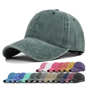 Gorra de Béisbol de Alta Calidad con Logotipo Personalizado, de Algodón, Sin Estructura, Estilo Vintage, Deslavada, con Hebilla Metálica, de 6 Paneles, para Viajes - Product Image 1