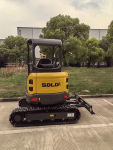 Mini-excavatrice sur chenilles ER626H jaune, pelle hydraulique avec moteur et pompe PLC, haute efficacité, 2,85 tonnes, garantie 1 an - Product Image 3