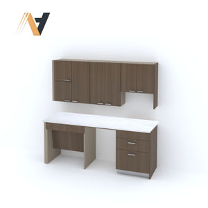 Îlot de cuisine ADA, mobilier d'hôtellerie moderne pour chambre d'hôtes accessible, provenant d'une usine au Vietnam - Product Image 1