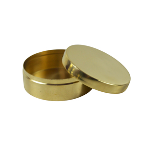 Church Pyx for Hosts Royal Designer Metal Shiny Brass Kumkum <b>Box</b> Dry Fruits Container Candy <b>Storage</b> <b>Bins</b> <b>Storage</b> Containers - Product Image 6