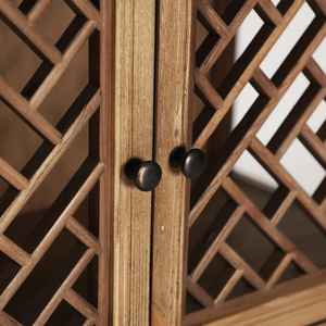 Mueble de Almacenamiento Moderno de Madera de Teca Sólida Directo de Fábrica para Sala de Estar de Hotel o Resort, Muebles Ecológicos para Hostelería - Product Image 2