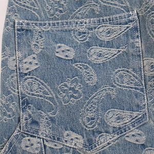 Wholesale Ex-factory Price Baggy Denim Shorts Men Cargo Shorts Custom Design Frayed Hole Knee Length Denim Shorts Men - Product Image 5
