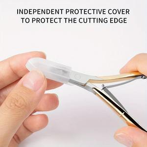 Ensemble de ciseaux à cuticules en acier inoxydable, coupe-cuticules, repousse-cuticules, outils de manucure et pédicure, cadeaux - Product Image 6