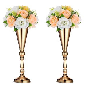 Vase à fleurs en métal martelé à rayures, texture décorative, pour salon, table à manger, décoration intérieure et cadeaux - Product Image 3
