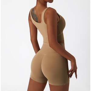 Soutien-gorge de sport sans couture réversible pour femme, grande taille, à maintien moyen, imprimé, idéal pour la gym et le fitness – Meilleure vente - Product Image 1