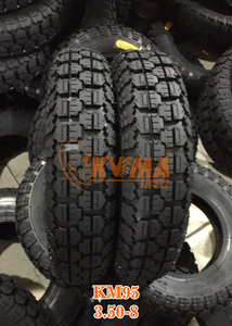 Neumático para carretilla KUMATIRE KM95 3.50-8 4.00-6 3.50-6, neumático de caucho de alta resistencia para carretilla manual, precio de fábrica - Product Image 4