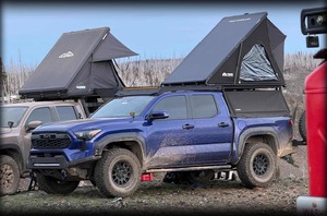 Nueva Carpa de Techo Ultraligera para 2 Personas, Carpa de Techo Triangular de 9 cm, Carpa Rígida para Acampar al Aire Libre, Carpa de Techo para SUV - Product Image 2