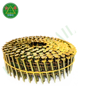 Clous à palette haute performance 1-1/4 pouce, 14000 pièces, fil d'acier avec revêtement jaune pour palettes en bois, provenance Vietnam - Product Image 2