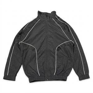 High Sales Custom Logo Black With Panels Men's Nylon <b>Wind</b> <b>Breaker</b> Pants Sets For Summer Quick Dry Vintage Set Streetwear Jackets - Product Image 2