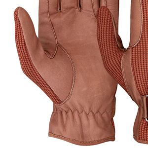 Guantes de Equitación Hardihood International Professional Classic, Ligeros, Antideslizantes, de Cuero Genuino, con Cierre de Gancho y Bucle - Product Image 5