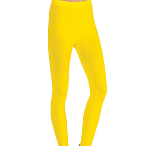 Leggings de yoga rojos de cintura alta y longitud completa, pantalones elásticos sin costuras para mujer, ropa deportiva de color sólido - Product Image 3