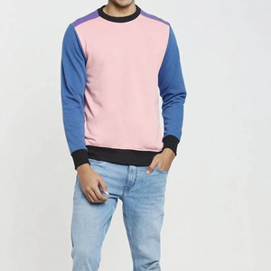 Sudadera Clásica de Cuello Redondo, Sudadera de Felpa de Algodón, Sudadera Holgada Informal, Estilo Urbano, Sudadera Lisa para Hombre - Product Image 1