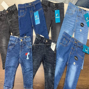 Vente en gros de jeans et pantalons en denim évasés pour filles, mode décontractée printemps-automne, pantalons pour enfants, jeans pour enfants - Product Image 5