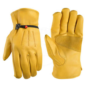 Nouveauté : Gants de travail à écran tactile, de qualité supérieure, respirants, en cuir, anti-chaleur, imperméables et durables - Product Image 1