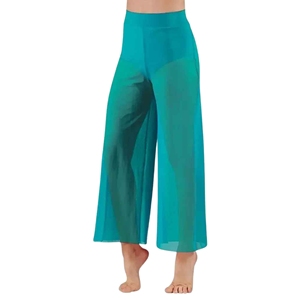 Pantalon large en maille pour femme, personnalisé, avec tissu doux et respirant, idéal pour le streetwear ou la détente - Product Image 2