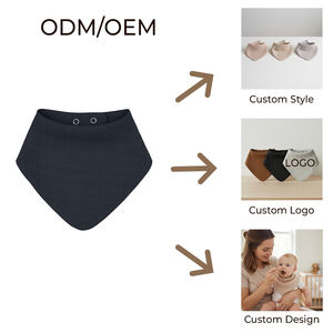 Bavoirs bandana pour bébé, bavoirs en coton doux pour la peau, pour l'alimentation - Product Image 5