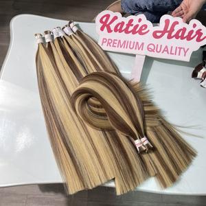 ผมต่อแบบเป็นมัดสำหรับผู้หญิง SDD เวียดนาม ผมตรงธรรมชาติ ผมเวอร์จิ้น ความยาวปานกลาง คุณภาพพรีเมียม - Product Image 3