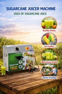 Slim Stainless Steel Sugarcane Juicer <b>Machine</b> Compact Durable Solid Roller Efficient Crushing Natural <b>Juice</b> ExtractionCommercial - Product Image 5