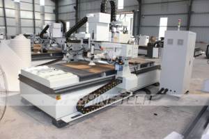 Routeur CNC quatre procédés Jinan M-shine 1328 pour la gravure et la découpe de meubles en bois et d'armoires - Product Image 4