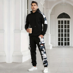 Survêtements Confortables pour Hommes 2026 – Design Unique, Couleurs Noir et Blanc, Meilleur Prix, Service OEM/ODM – Fournisseur de Qualité - Product Image 1